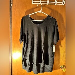 Chico’s women’s XL the ultimate tee. Black. Brand new with tags.